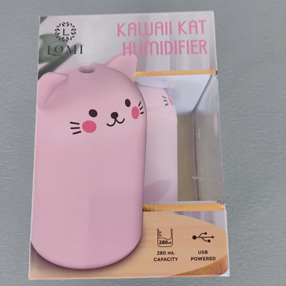 Lomi Kawaii Kat Humidifier - Pink